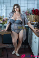 Celine sexdoll silicone femme ronde à gros seins 162cm BBW IronTech