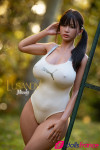 Mizuki magnifique sexdoll asiatique en silicone 159cm bonnet G Lusandy
