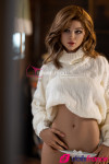 Sophiemina love doll silicone réaliste en petite culotte 159cm A-cup FunWestDoll