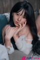 Shizuka love doll en silicone nipponne timide 150cm bonnet E Real Lady