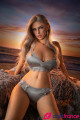 Hailey love doll en silicone top model à grosses mamelles 159cm bonnet D Real Lady