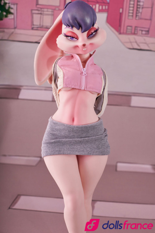 Lori mini real doll lapine sexy rose en stock Si70cm LB Climax Doll