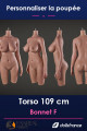 Torso silicone réaliste 109cm bonnet F FanReal