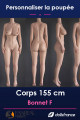 Corps silicone 153cm bonnet B FanReal