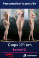 Corps silicone 171cm bonnet G GameLady