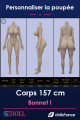 Corps silicone 157cm Bonnet H SEdoll