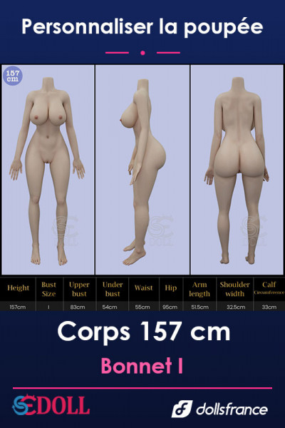 Corps silicone 157cm Bonnet I SEdoll