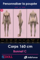 Corps silicone 160cm Bonnet C SEdoll