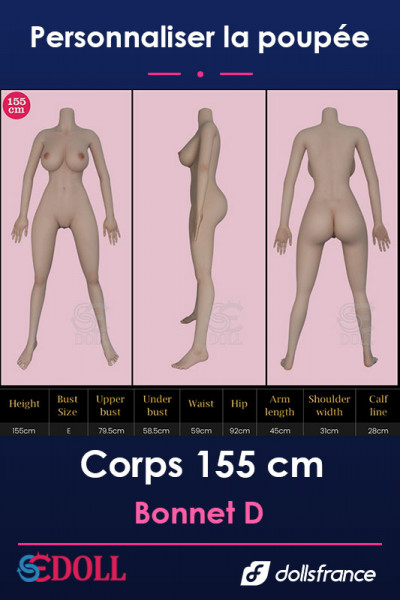 Corps silicone 155cm Bonnet D SEdoll