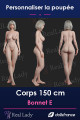 Corps silicone 150cm bonnet B Real Lady