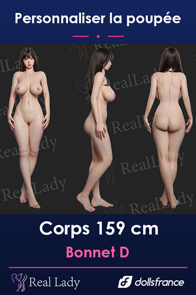 Corps silicone 159cm bonnet D Real Lady