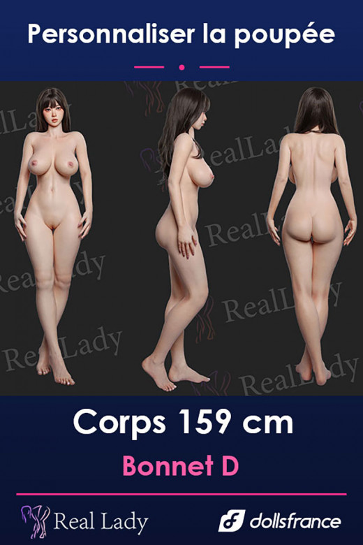 Corps silicone 159cm bonnet D Real Lady
