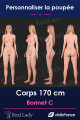 Corps silicone 170cm bonnet C Real Lady