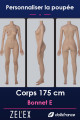Corps silicone 175cm bonnet E Zelex