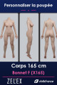 Corps silicone 165cm bonnet E Zelex