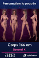 Corps silicone SLE 166cm bonnet K Zelex