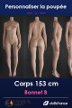 Corps silicone 153cm bonnet B FanReal