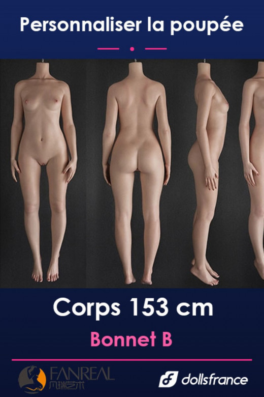 Corps silicone 153cm bonnet B FanReal