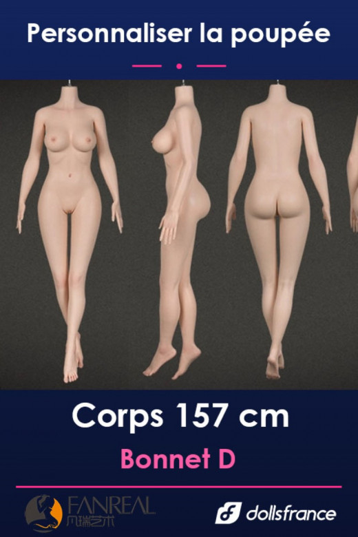 Corps silicone 157cm bonnet F FanReal
