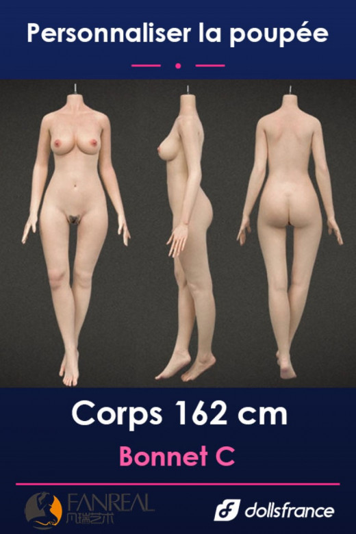 Corps silicone 162cm bonnet C FanReal