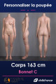 Corps silicone 163cm bonnet C FanReal