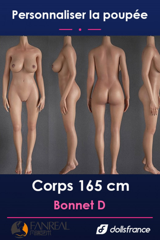 Corps silicone 165cm bonnet D FanReal