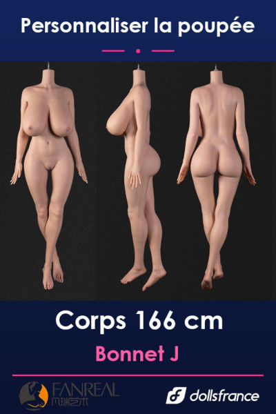 Corps silicone 166cm bonnet J FanReal
