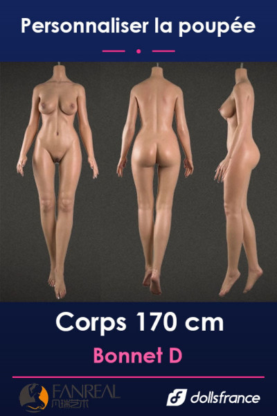 Corps silicone 170cm bonnet D FanReal