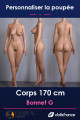 Corps silicone 170cm bonnet G FanReal
