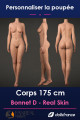 Corps silicone 175cm bonnet D FanReal