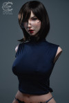 Zoe Ellis.A sexdoll réelle torso en silicone T114cm F-cup SEDoll