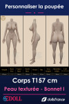 Corps silicone texturé T157cm Bonnet I SEdoll