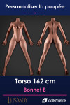 Corps silicone 162cm bonnet B Lusandy