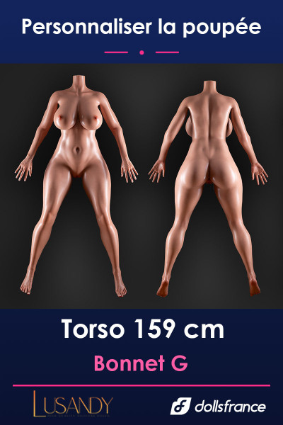 Corps silicone 159cm bonnet G Lusandy
