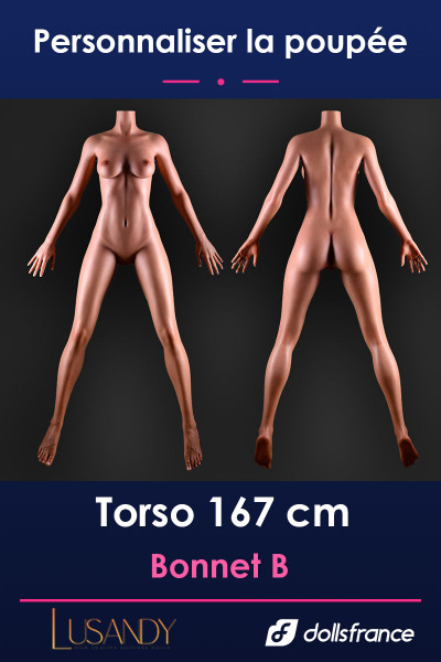 Corps silicone 167cm bonnet B Lusandy