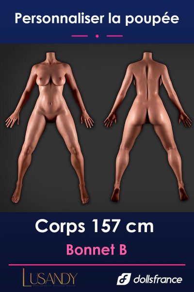 Corps silicone 157cm bonnet B Lusandy