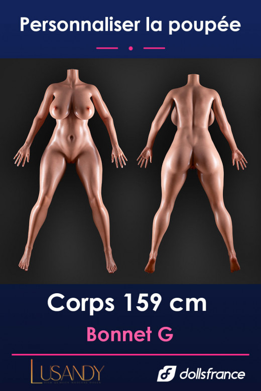 Corps silicone 159cm bonnet G Lusandy