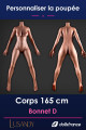 Corps silicone 165cm bonnet D Lusandy