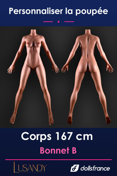 Corps silicone 167cm bonnet B Lusandy