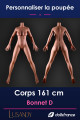 Corps silicone 161cm bonnet D Lusandy