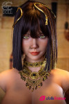Real doll en silicone buste Kemeny.C la pharaonne à gros nichons 111cm Bonnet G SEdoll