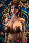 Poupée pour sexe en silicone Aria Knox la hippie torso aux seins énormes 111cm Bonnet G SEdoll