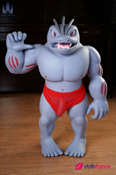 Sexdoll en silicone Kragor de Dolls Castle, créature musclée en slip rouge