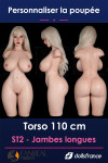 Torso silicone ST2 (jambes longues) 110cm Bonnet J SEdoll