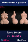 Torso silicone ST6 68cm Bonnet G SEdoll