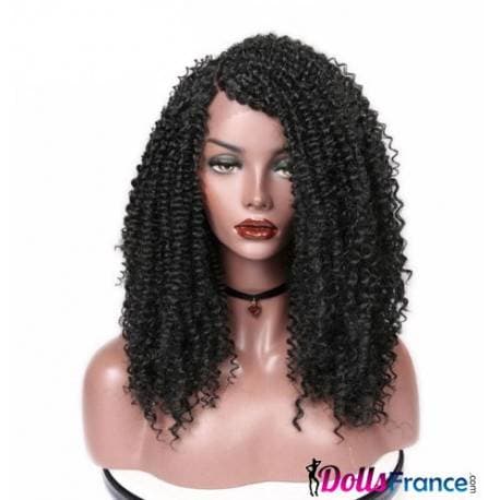 Perruque afro longue