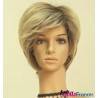 Perruque courte blonde