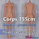 Corps 155cm - Bonnet A grosses fesses