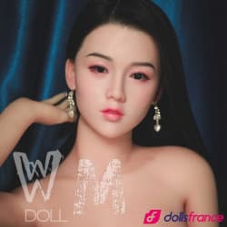 Luce sexdoll réelle asiatique visage silicone 163cm C WMdolls