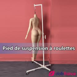 Pied de suspension à roulettes pour sexdoll